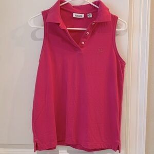 Ashworth Golf Tank Top Pink Pique Size Small